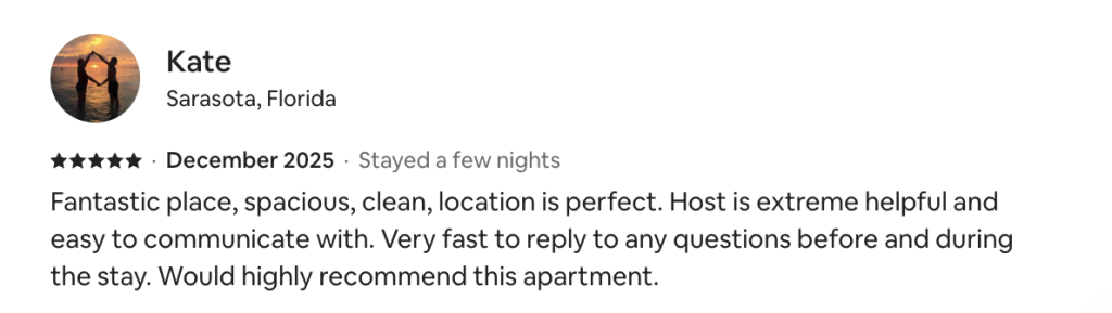 Marais Loft guest review 2025